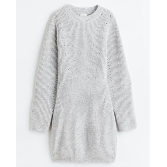 H&M Sweaters - H&M Light Gray Women's Turtleneck Sweater dress